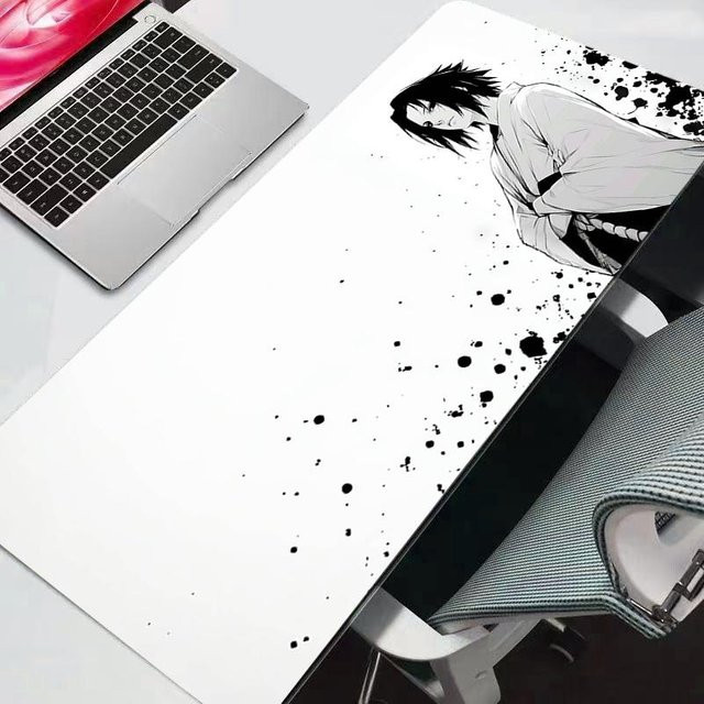 SywSix Mauspad Anime Naruto Gaming XXL, Farbe: weiß, B/T: 80 x 30 cm - Bild 1