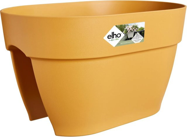 Elho Vibia Campana Blumenbrücke Balkonkasten in Honiggelb B: 39 cm, T: 26 cm, H: 22 cm - Bild 1