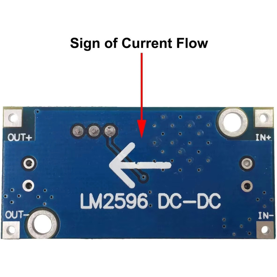 AOKIN LM2596 DC-DC Buck Converter Step Down Modul Spannung Regler Blau - Bild 3