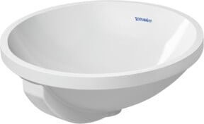 Duravit Einbauwaschtisch Architec aus Keramik in Weiß mit Überlauf und ovalem Becken, Breite: 40 cm - Bild 1