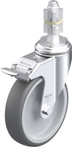 Blickle LKRA-PATH 126G-11-FI-E14 Lenkrolle mit Feststeller in Grau, Rad-Durchmesser: 125 mm, Tragfähigkeit: 120 kg - Bild 1