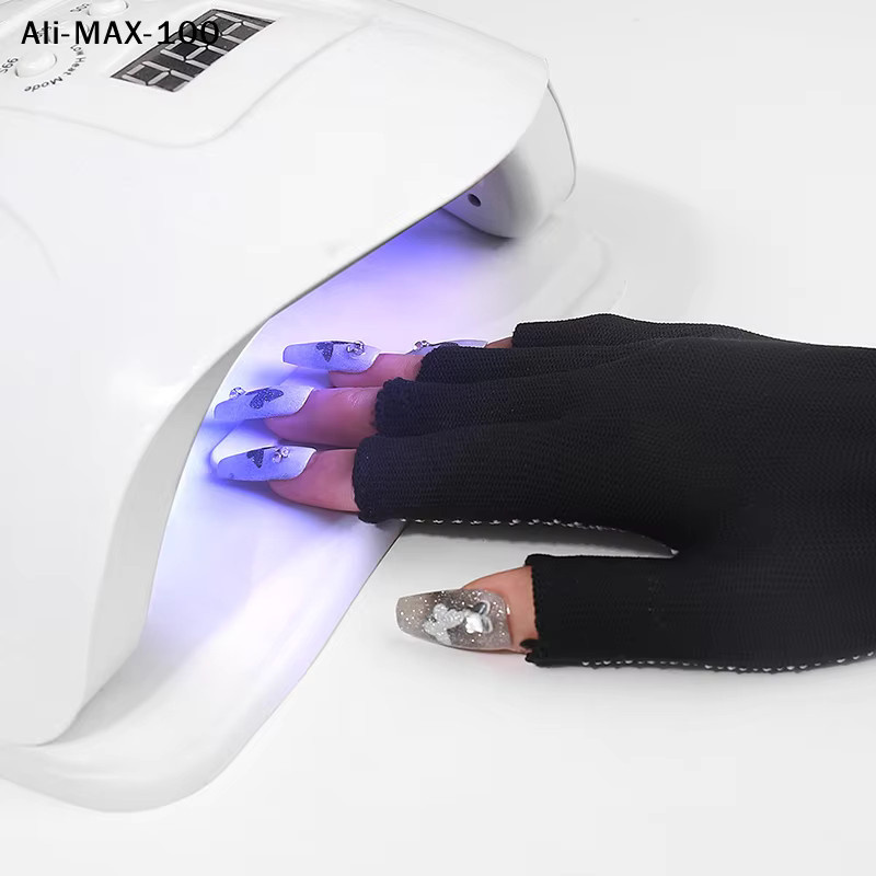 Heabety Sonnenschutzhandschuhe für Nagelkunst, UV-Schutz - Bild 3