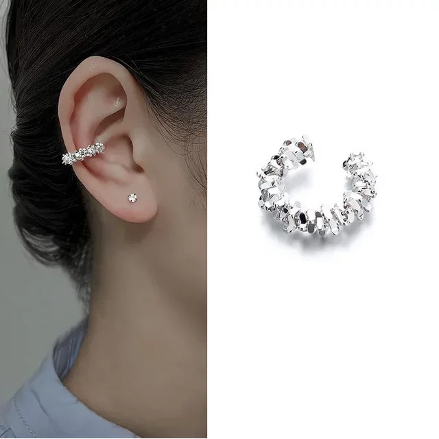 Elviragirl Ohrringe, Stern Clip, Silber, Damen - Bild 1