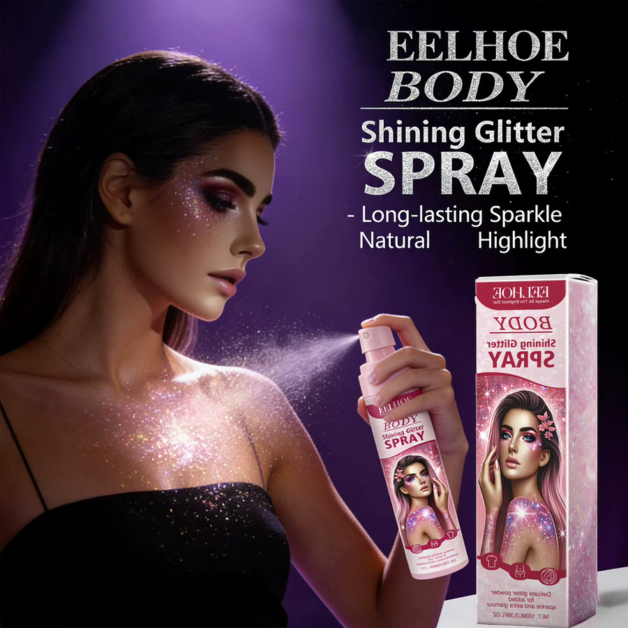 eelhoe Make-up-Glitzer-Spray, schimmernd, Unisex - Bild 2