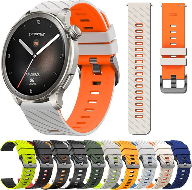 Huami Uhrenarmband Silikon, 22 mm, Unisex - Bild 1