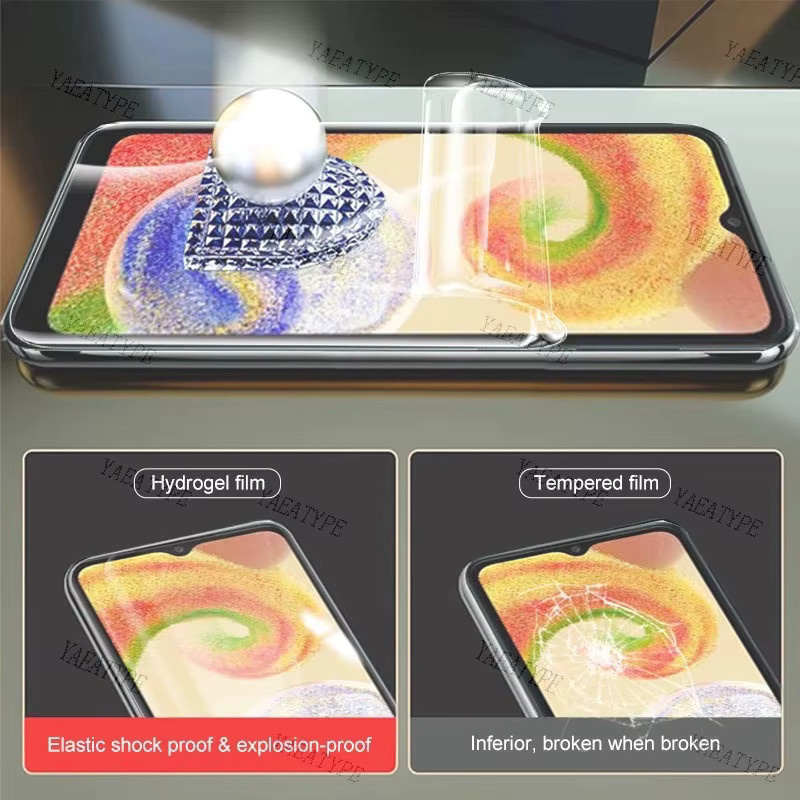 3er-Pack Hydrogel Displayschutzfolie für Samsung Galaxy S25 S24 S23 S22 Ultra Plus FE Note 20 A56 A55 A36 A26 A16 5G, transparent - Bild 2