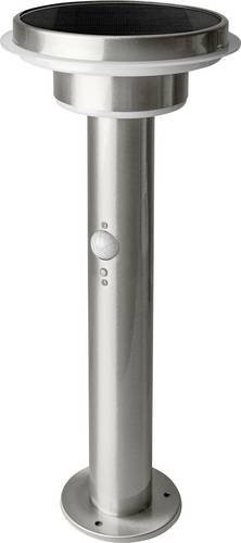 Osram Endura Style Solar LED Außenwandleuchte aus Edelstahl in Silber mit Bewegungssensor und Lichtsensor, 6W, Durchmesser: 40 cm - Bild 1