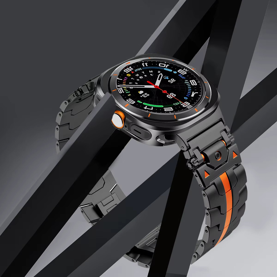 CHIICSMART Uhrenarmband Edelstahl, für Samsung Galaxy Watch 7 Ultra 47mm - Bild 4