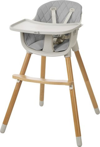 roba Hochstuhl grau B/T/H: 57 x 57 x 83,5 cm - Bild 1