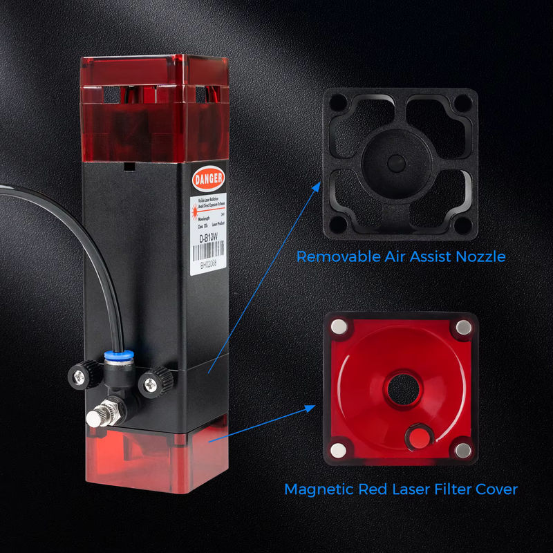 Twotrees Laser-Upgrade-Set für TTS-55 Pro mit 10W Laser-Ausgangsleistung in Schwarz - Bild 2