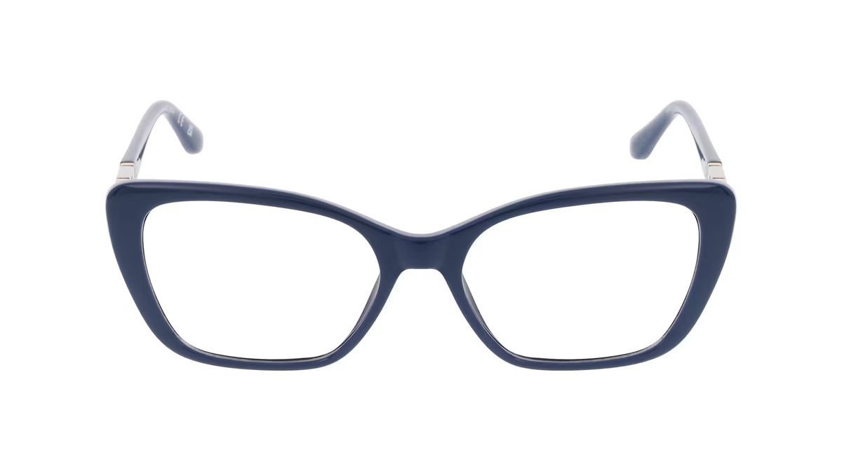 Guess GU50358 Brille, Vollrand, Quadratisch, Kunststoff, Unisex, blau - Bild 1