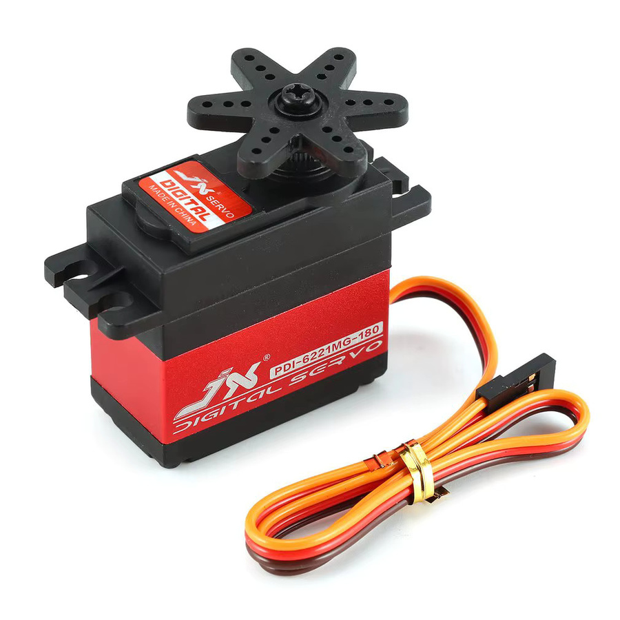JX PDI-6221MG Digital RC Servo, Metall, Zubehör - Bild 2