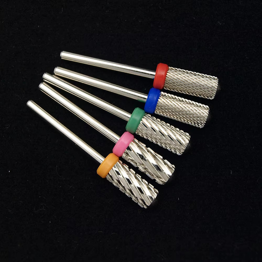 Easy Nail Runder Hartmetall-Nagelbohrer, Silberbeschichtet, 2,35mm Schaft - Bild 3