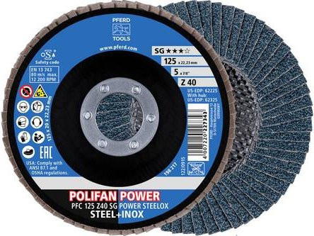 PFERD TOOLS Bonus Pack mit Trennscheiben und Schleifscheiben Z40 SG Power 125 mm - Bild 1