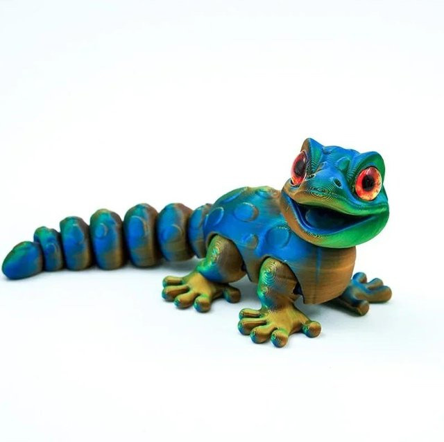 Yiran toy 3D-gedruckte Eidechsen-Tier-Spielzeugfiguren Beweglich 6–12 Jahre - Bild 1