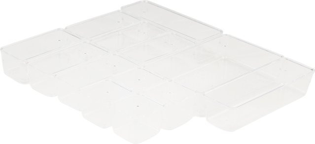 LIVARNO HOME Modularer Makeup-Organizer, 13-teilig, transparent - Bild 1