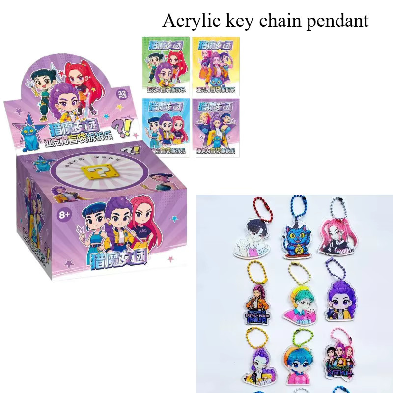 Bandai Kpop Demon Hunters Anime-Figurenset, Acryl-Schlüsselanhänger, 32-teiliges Set, ab 8 Jahren - Bild 2