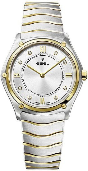 EBEL Armbanduhr Sport Classic Grande, Quarz, Edelstahl, Diamant, Damen - Bild 1
