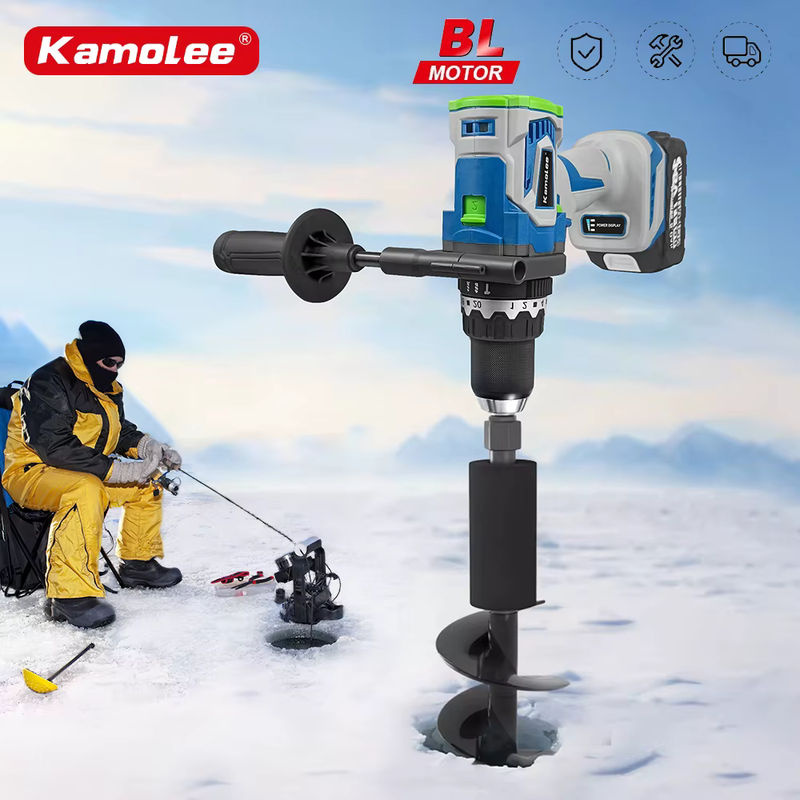 Kamolee Bürstlose Akku-Schlagbohrmaschine und Akkuschrauber mit 13 mm Bohrfutter, kompatibel mit Makita 18V LXT Akkus - Bild 2