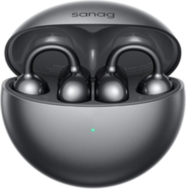 Sanag Sena S6 Ultra Bluetooth Ohrclip Headset mit Knochenleitungstechnologie In-Ear Sport Kopfhörer Schwarz - Bild 1