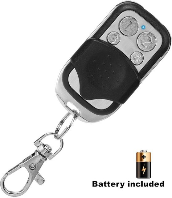 Meiteai-Car&Motor Universelle RF-Kopie-Fernbedienung 433 MHz für Garagentore, elektrische Tore, Autos und Alarmanlagen in Schwarz oder Blau - Bild 1