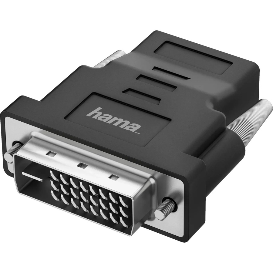 Hama Video-Adapter DVI-Stecker auf HDMI-Buchse in Schwarz mit Ultra-HD 4K Unterstützung - Bild 2