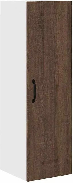 vidaXL Küchenwandschrank mit Regal in Braun Eichen-Optik, Wandmontage, B/T/H: 30 x 31 x 100 cm - Bild 1