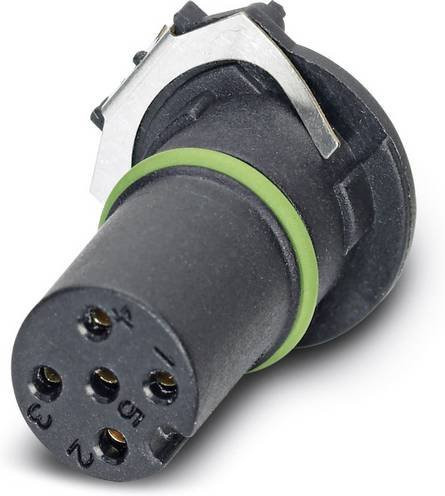 Phoenix Contact 1457652 Sensor-Aktor-Einbausteckverbinder M12 Buchse, Einbau, 5 Pol, Schwarz - Bild 1