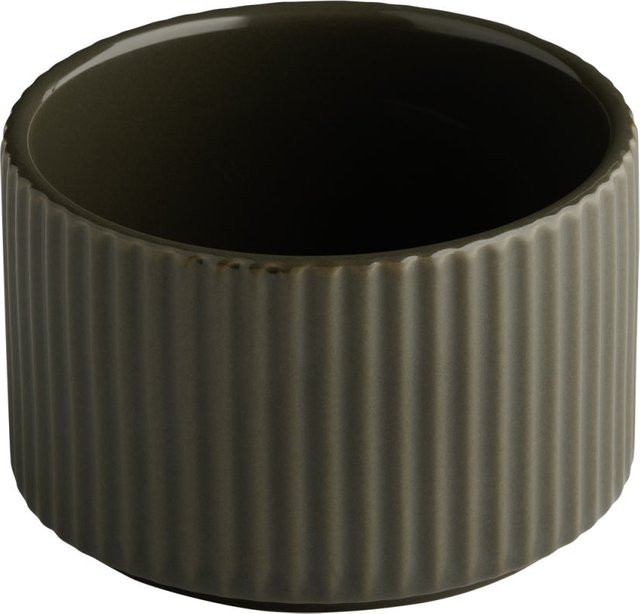 APS Schale THE GRID aus Porzellan, braun, 6er Pack, Durchmesser: 9 cm, Höhe: 6 cm, 200 ml - Bild 1