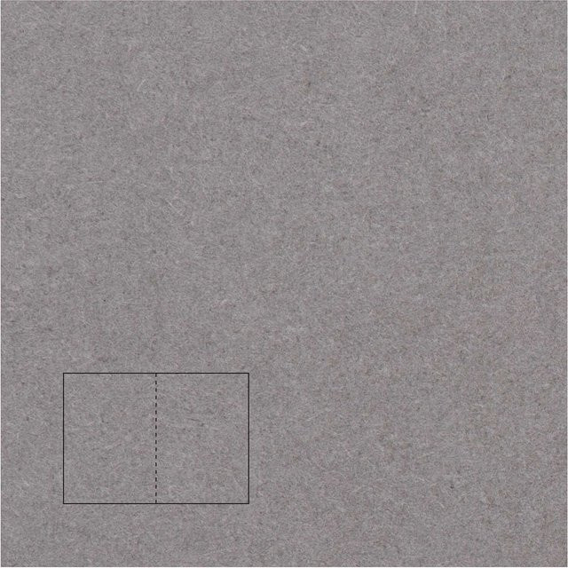 Rico Design Paper Poetry Klappkarten Essentials B6 Grau 5 Stück - Bild 1