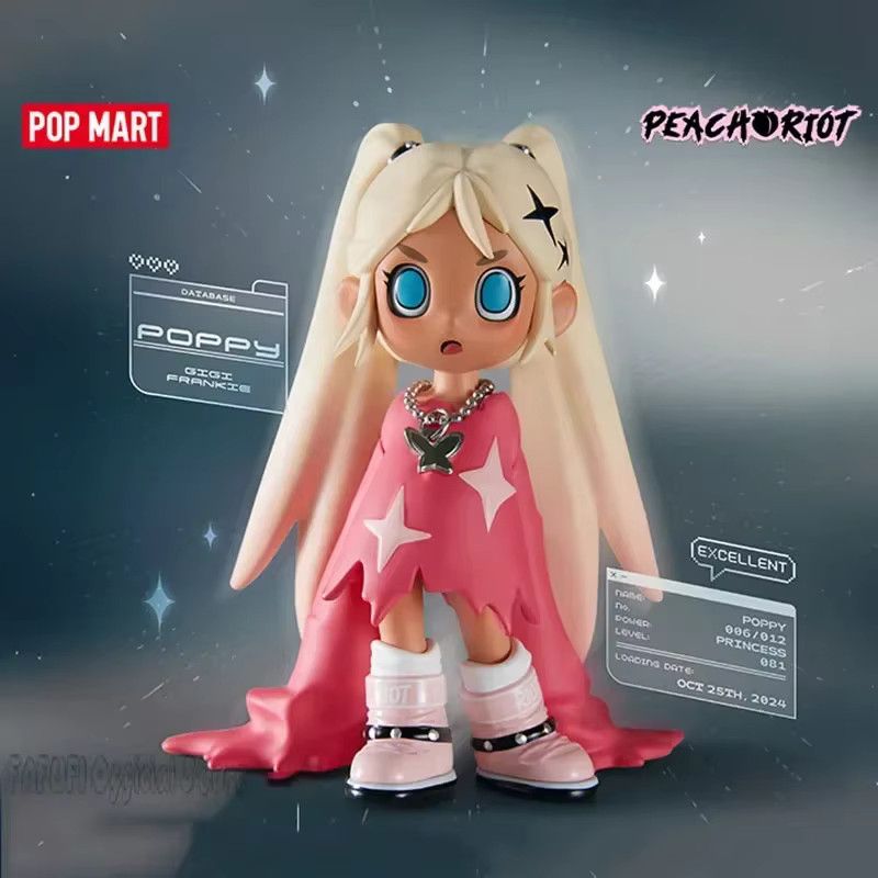 POP MART Lil Peach Riot Loading Series Blind Box Anime Action Figure Mystery Box Spielzeug für Mädchen - Bild 3