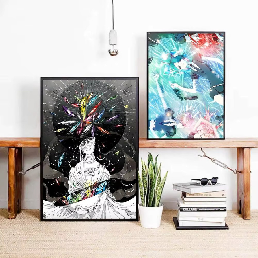 Selbstklebender Cartoon Anime L-Land Of The L-Lustrous Poster aus Papier in Mehrfarbig - Bild 4