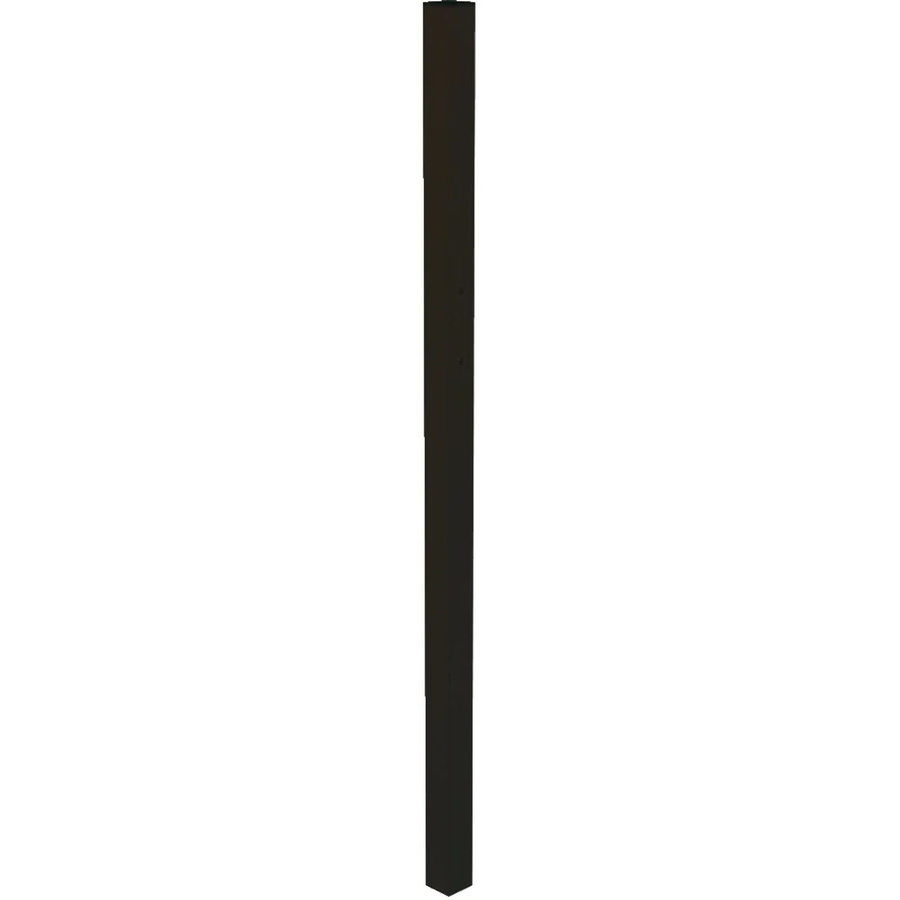 Aluminium Klobenpfosten DEMMELHUBER für CHAUSSEE und CIRCLE Doppeltore, quadratisch, Schwarz, Höhe: 180 cm - Bild 2