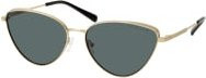 Michael Kors MK 1140 Sonnenbrille Cat Eye, Metall, gold, grau, Damen, polarisiert - Bild 1