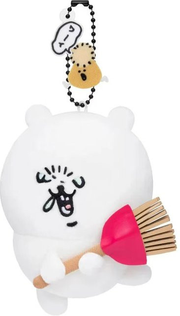 Bandai Weinender Bär Plüschtier-Anhänger, Essens-Motiv, Weiß - Bild 1