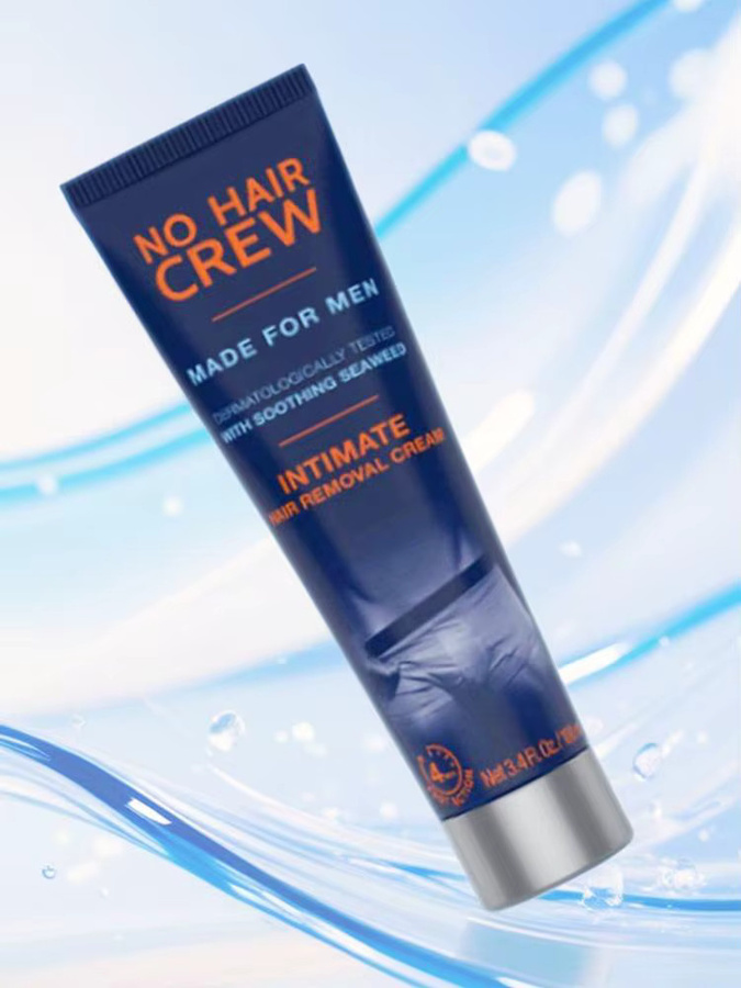 NO HAIR CREW Intim-Haarentfernungscreme für Herren, 100 ml, mit Algenwirkung - Bild 6