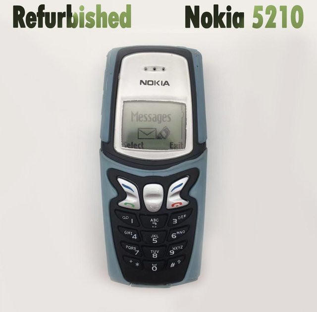 Nokia 5210 Feature-Phone Mobiltelefon Blau, Refurbished, Entsperrt - Bild 1