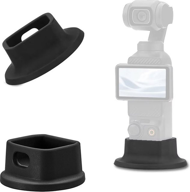 DJI Silikon-Dockingstation für Osmo Pocket 3 Sportkamera in Schwarz mit rutschfester Erweiterungsständerbasis - Bild 1