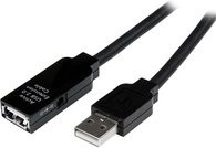 StarTech.com USB 2.0 Aktives Verlängerungskabel USB Typ A auf USB Typ A Schwarz 10,0 m - Bild 1