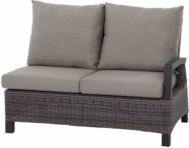 Siena Garden Corido 2-Sitzer Sofa in Charcoal mit Armlehne links, B/T/H: 136 x 83 x 88 cm - Bild 1