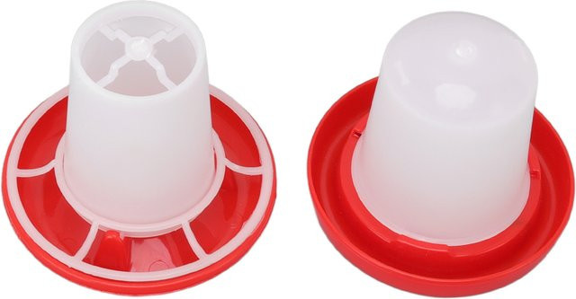 TOPINCN Küken-Futter- und Bewässerungsset aus Kunststoff mit Rotationshülsen-Design für Tauben, Küken und Geflügel - Bild 1