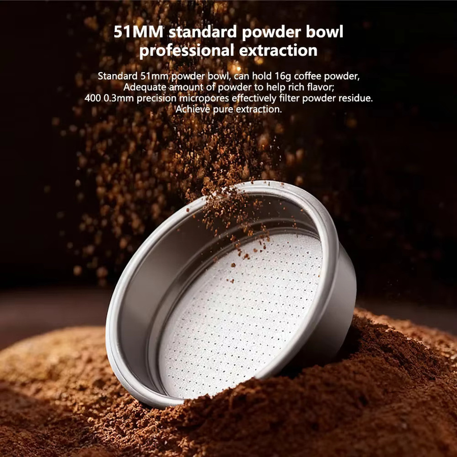 DENOKIN Edelstahl Kaffee Filter Korb für tragbare Espressomaschinen, Silber, 51 mm - Bild 5