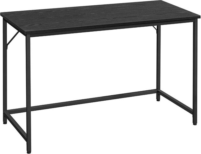 Vasagle Schreibtisch im Industrial Design für Home Office und Gaming, Schwarz, B/T/H: 120 x 60 x 75 cm - Bild 1