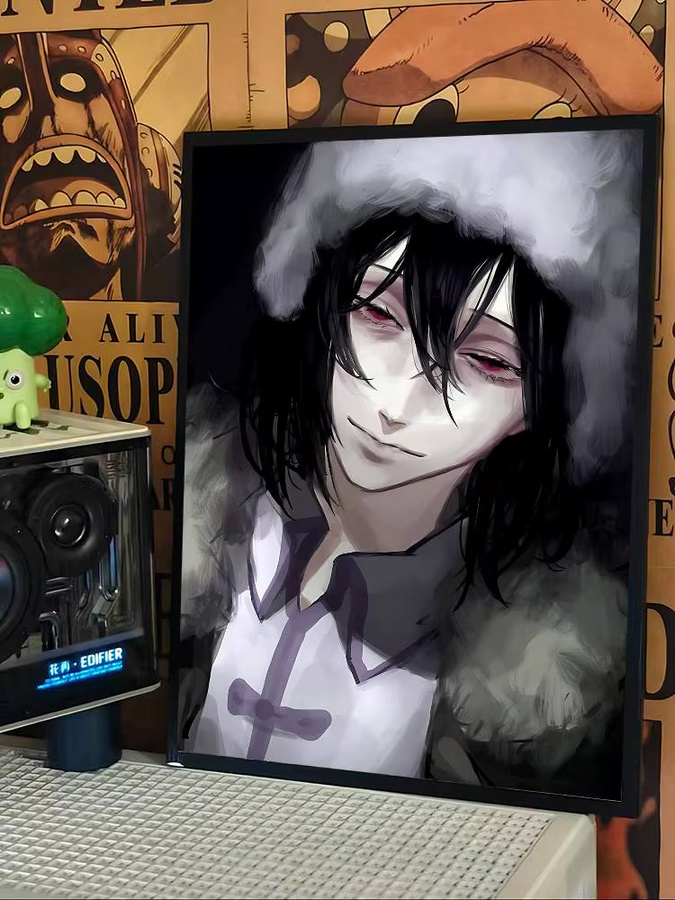 Selbstklebender wasserfester Papieraufkleber B-Bungo S-Stray Dogs F-Fyodor Dostoevsky Poster von 52TOYS, Mehrfarbig, Rechteckig, Breite: 20 cm, Höhe: 15 cm - Bild 6