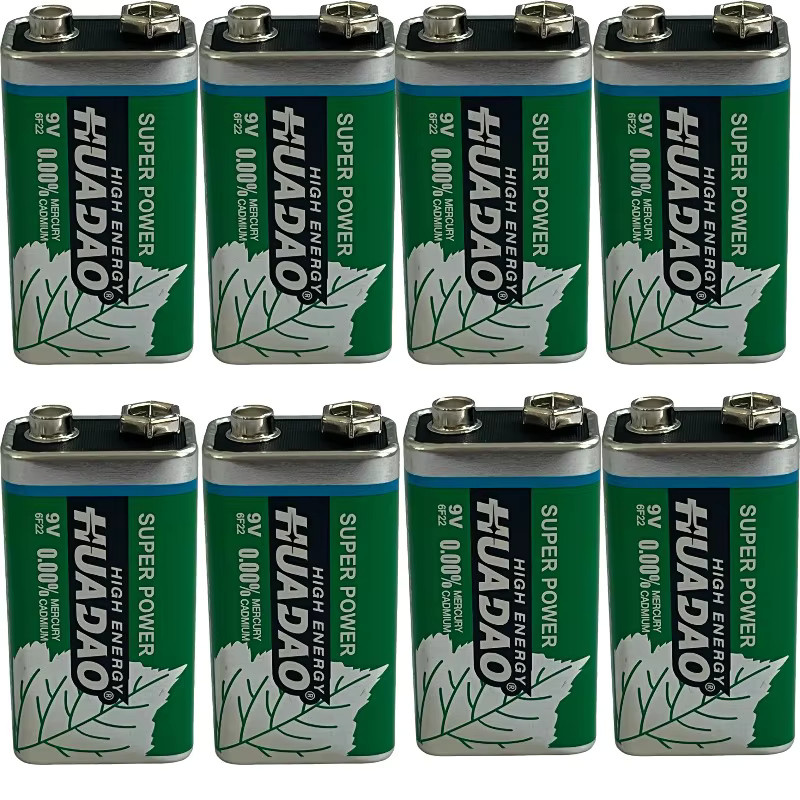 SUYIJIA 9V Alkalibatterie 1100mAh Einweg-Blockbatterie für Mikrofone, Multimeter und Rauchmelder - Bild 4
