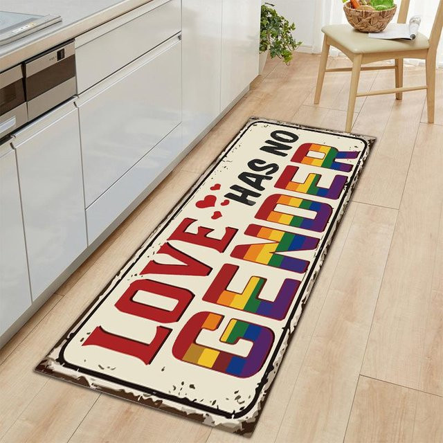 Lodestar Küchenmatten-Set mit Streifenmuster, Saugfähig und Rutschfest, Mehrfarbig, B/L: 50 x 120 cm - Bild 1