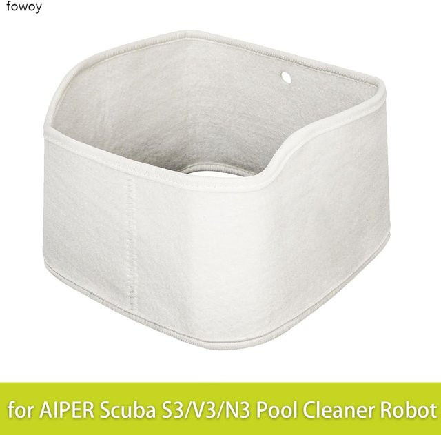 AIPER Mikron Ultra-Fein Filter für Scuba V3 und Scuba S3 Akku-Roboter-Poolreiniger, 3-Mikron Filterung, Weiß - Bild 1