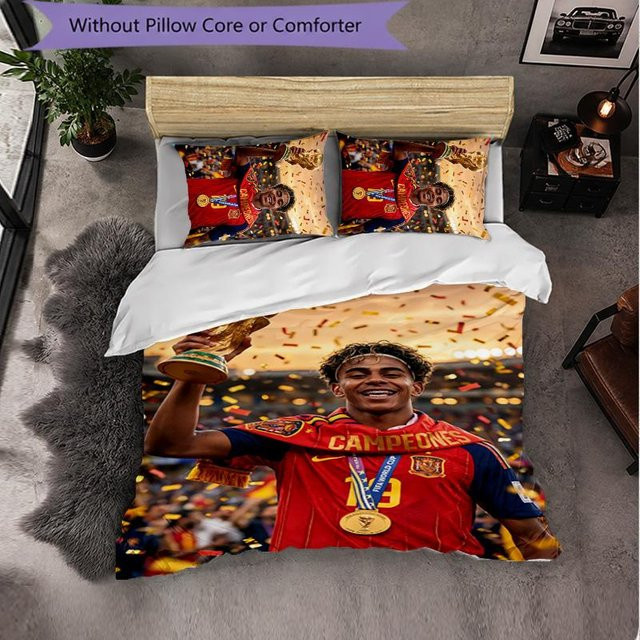 Lamine Yamal Themen Bettwäsche Set von Limi Supply C, 3-teilig, Multicolour, B/H: 140 x 200 cm - Bild 1