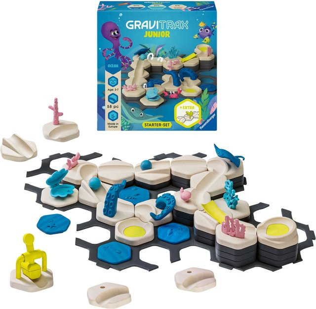 RAVENSBURGER GraviTrax Action-Set Focus Kugelbahn 65-teiliges Set - Bild 1