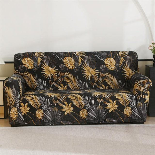 Bestbags Stretch-Sofabezug für 1- bis 4-Sitzer, elastischer Couchbezug mit Grafikdesign in Multicolour, passend für Sofas und Chaiselongues, Breite: 145-185 cm - Bild 1